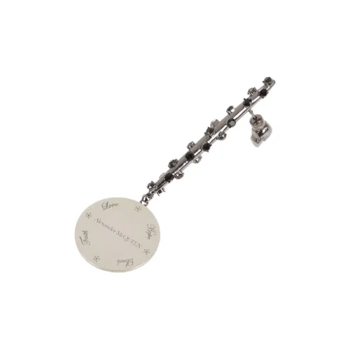 Alexander McQueen Серьги из бронзы Черные Женские