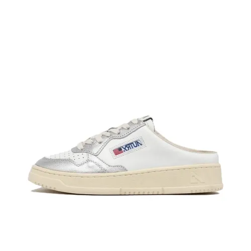 AUTRY Домашние тапочки Женские Белые Серебряные