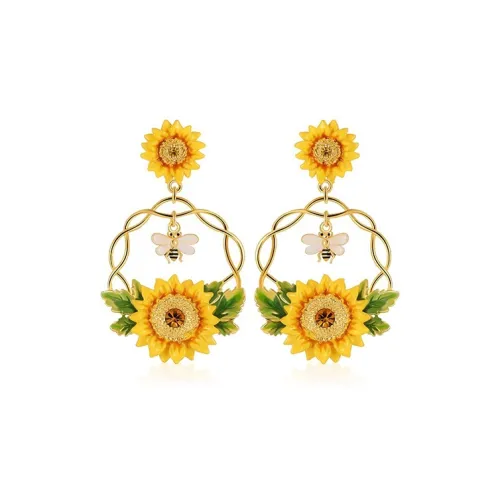 Fariya Серьги-гвоздики из серебра 925 пробы женские