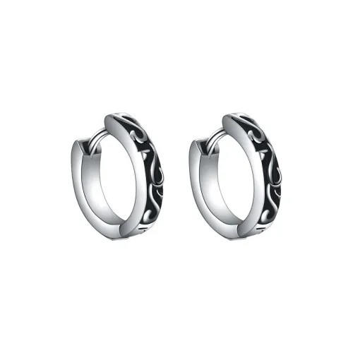 MUSTKOO Титановые стальные серьги унисекс