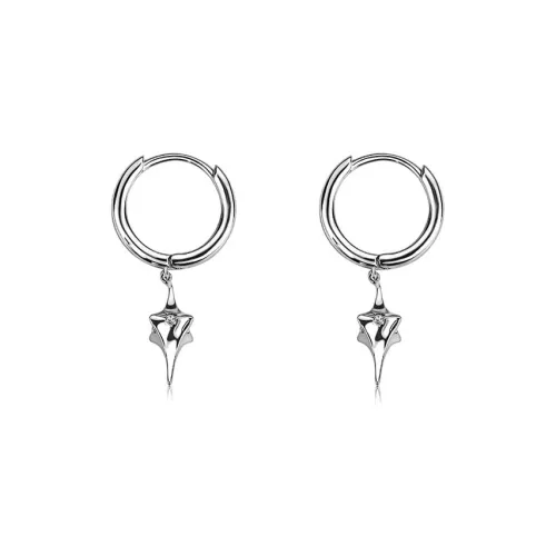 JOLLY SEASONS Серьги-гвоздики из серебра 925 пробы унисекс