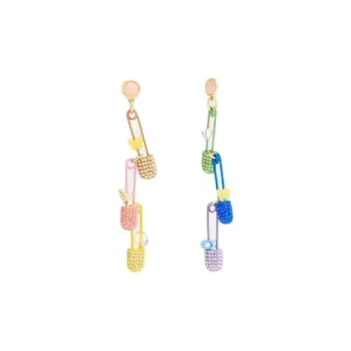 COACH Серьги из латуни с покрытием женские многоцветные