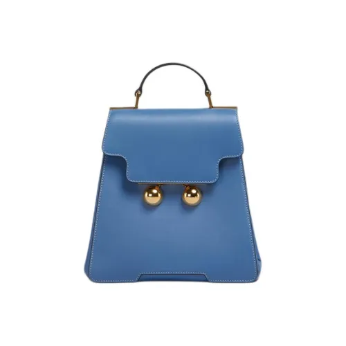 MARNI Телячья кожа Carry Рюкзак Синий