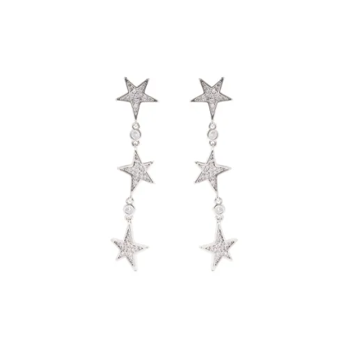 Kate Spade CUBIC Циркон Металл Кубический циркон Серьги Женские Серебро