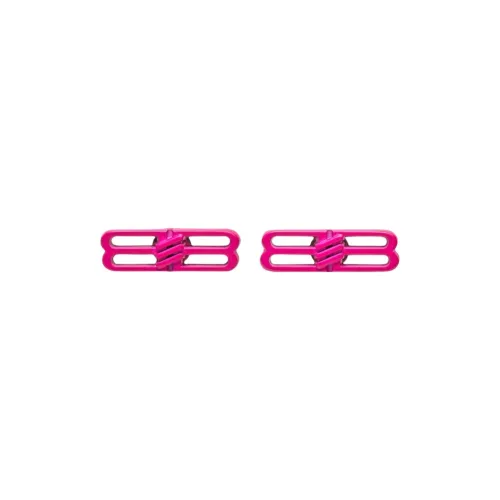 BALENCIAGA Серьги из бронзы Розово-фиолетовые Женские