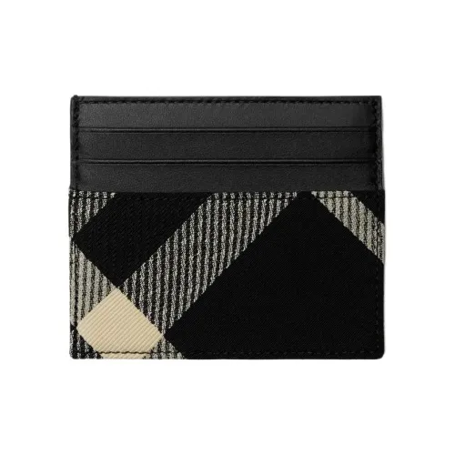 Burberry Полиэстер с Хлопком Картхолдер Большой Мужской Черный Калико