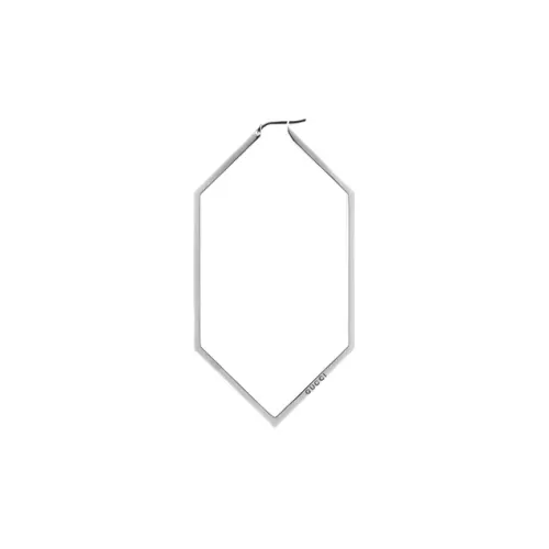 GUCCI Серебристые серьги из бронзы Женские