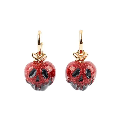 COACH Смола Металл Серьги Унисекс Красный