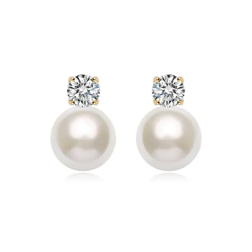 AGOVSKI Серьги-гвоздики из серебра 925 пробы женские