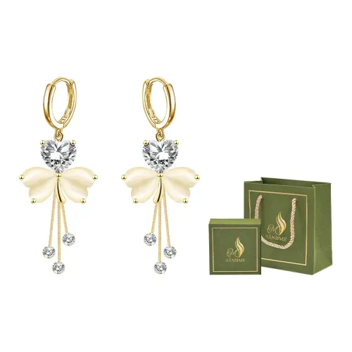 SENDME Серьги Трилистник Бахрома HOOP Серьги Женские