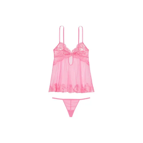 VICTORIA'S SECRET Пижамный комплект женский персиково-розовый