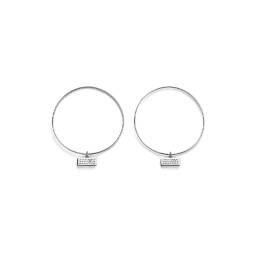 MM6 Maison Margiela Серьги из бронзы Серебряный Женские