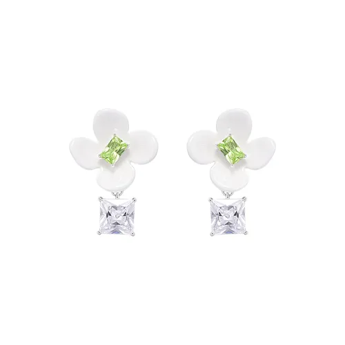 CAROMAY Серьги из меди Women's White