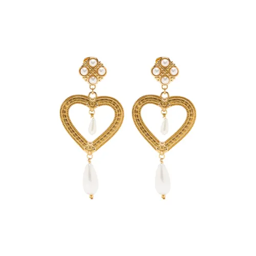 MOSCHINO Серьги из лата Женские Золотые