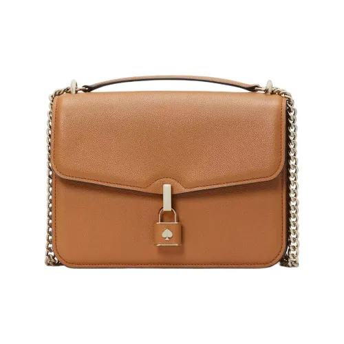 Kate Spade Locket Зернистая текстура кожа личи кожа портативный сумка через плечо сумка на плечо женская коричневый