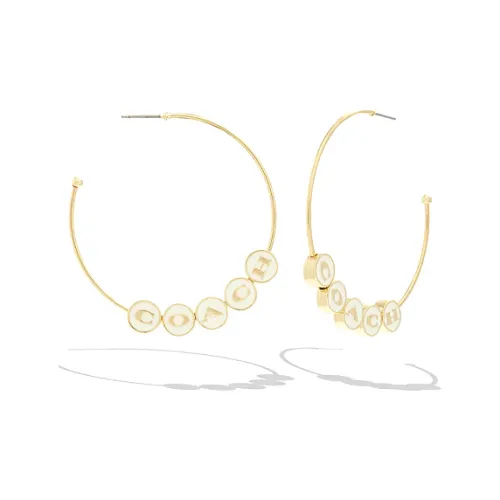 COACH Медные Серьги Золотые Женские