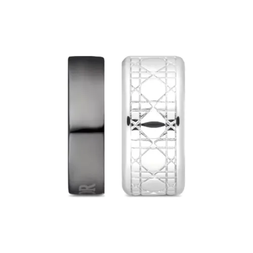 DIOR Серьги из бронзы Черный/серебристый Женские