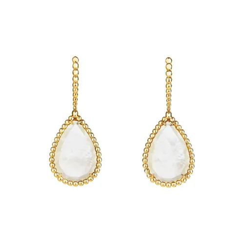 Boucheron Serpent Bohème 18K Золото Серьги Белый Унисекс