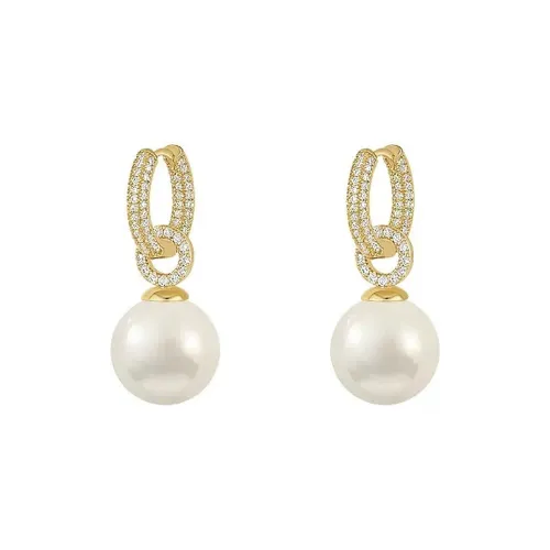 SHARK BABY Искусственная жемчужина Серьги Женские