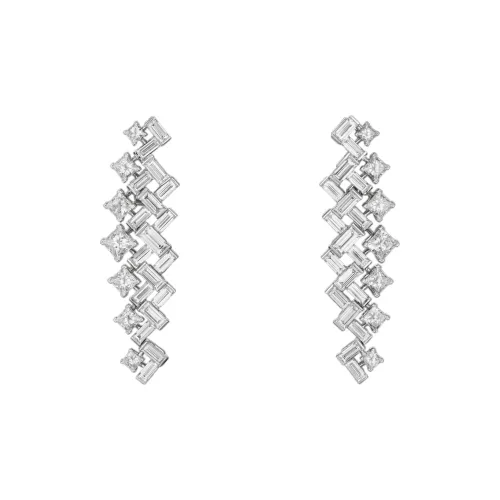 Cartier Серьги Reflection De Cartier Белое Золото, Бриллианты