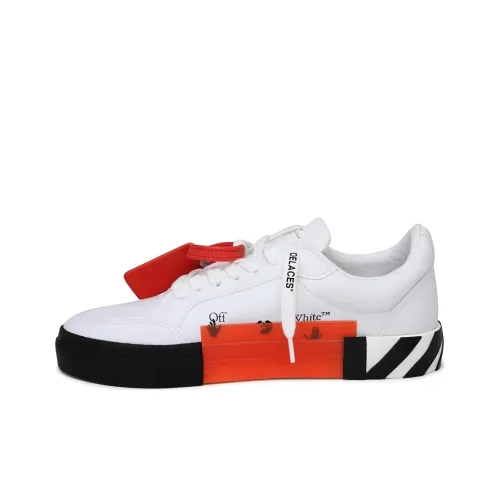 OFF Белый Vulcanized Low Top Кеды Мужские