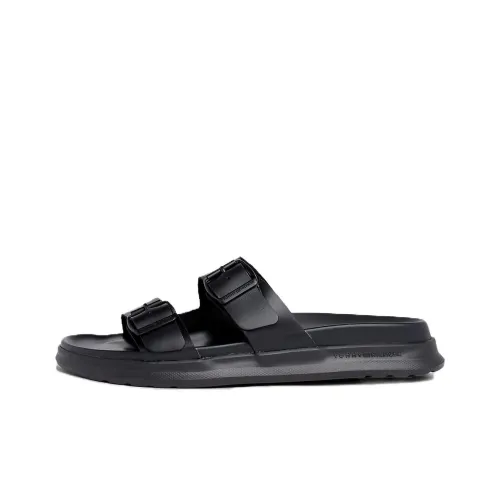 Tommy Hilfiger Слипоны Мужские Черные