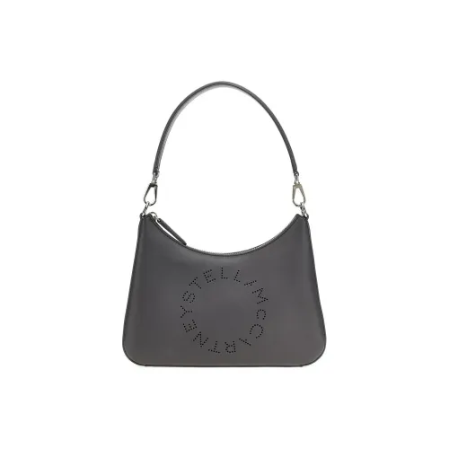 Stella McCartney Хлопок Плечевая сумка Маленькая Женская Серый