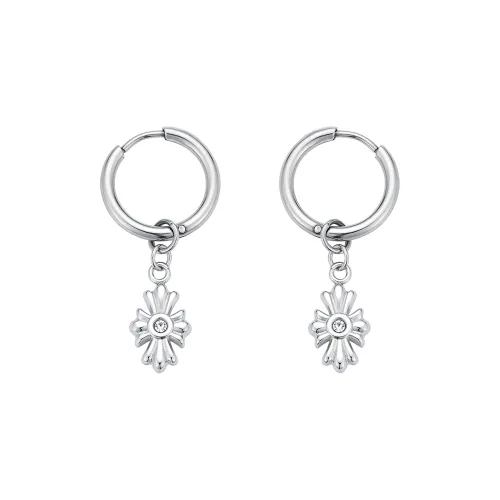 Серьги Cooraree из титановой стали с цирконием унисекс