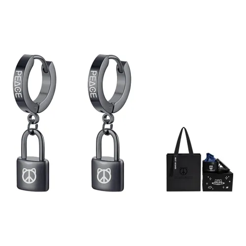 PEACE & CAT Серьги из титановой стали унисекс