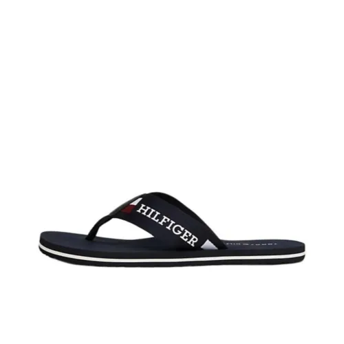 Tommy Hilfiger EVA Quiet Quick-Dry Flip-Flops Men's Black
