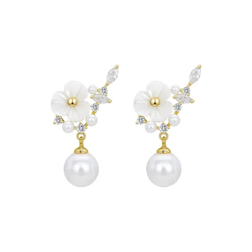 HMZ Серебро S925 Серьги-гвоздики Женские