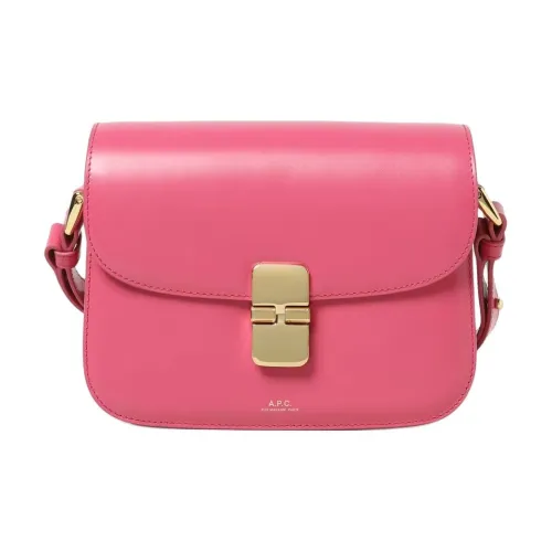 A.P.C. Joint Paragraph Коровья кожа Сумка через плечо Сумка на плечо Женская Фуксия