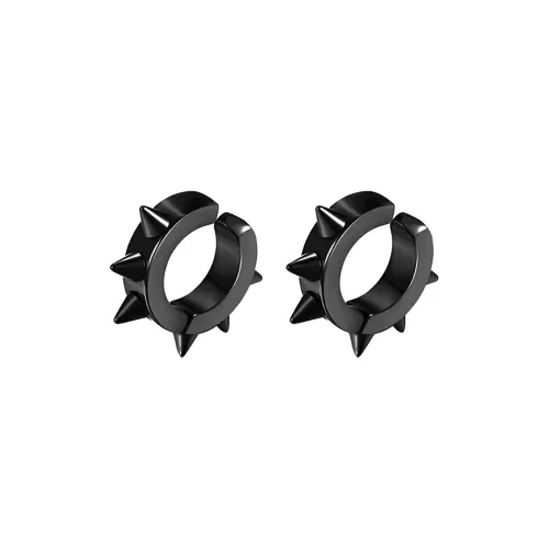 MUSTKOO Титановые стальные серьги унисекс