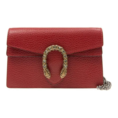 GUCCI Dionysus Кожа Сумка через плечо Сумка на плечо Женская Красная