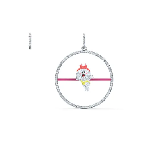 Swarovski Line Friends Серьги из искусственного хрусталя Женские
