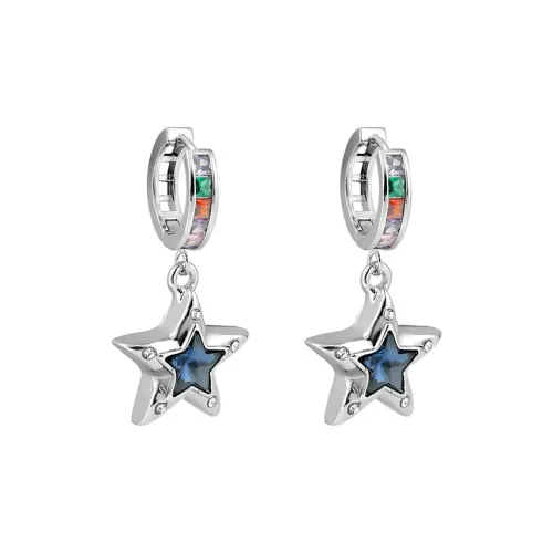 KING OF BLING Серьги с цирконием Унисекс Многоцветные