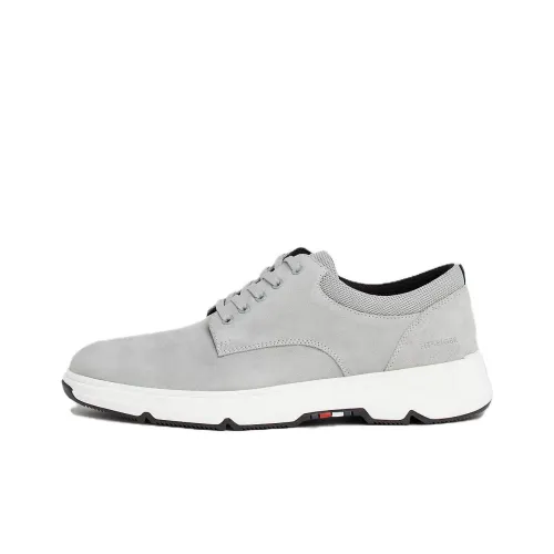Tommy Hilfiger Мужские повседневные туфли Low Top Серебристо-серый Мужской
