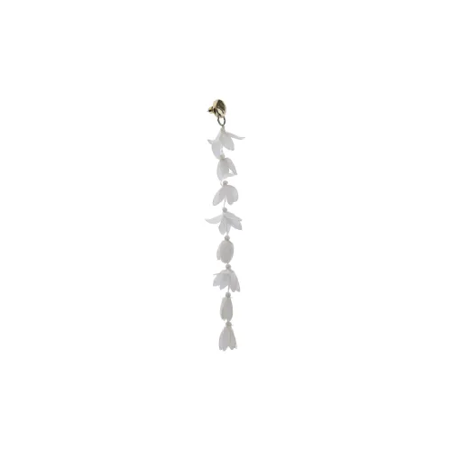 Jacquemus Brass Earrings Белый Женские