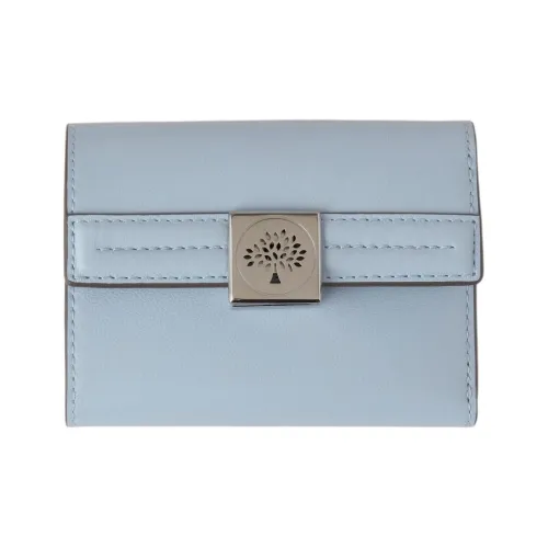 Mulberry GRAIN LEATHER Кошелек Женские Синий Поплин