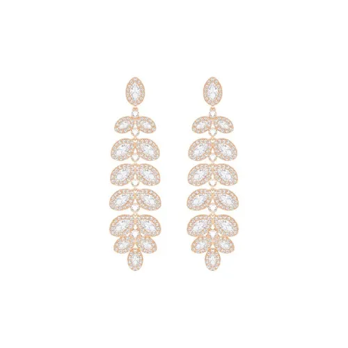 Swarovski Baron Серьги Розово-золотой Женские