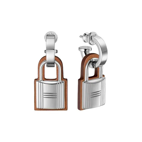 HERMES O'Kelly Металлические Серьги Серебряные Женские