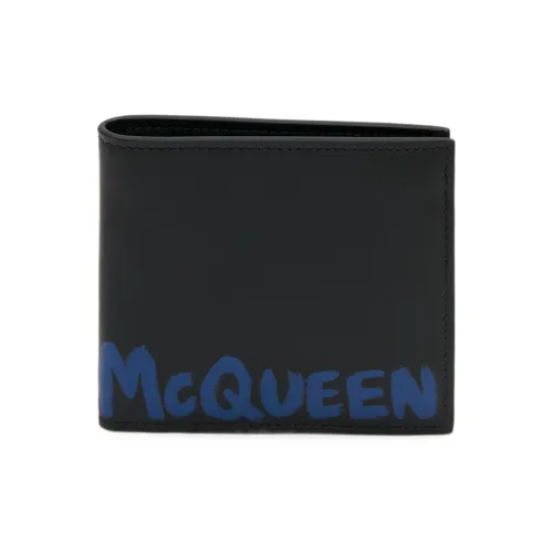 Alexander McQueen Телячья кожа Кошелек Мужской Черный