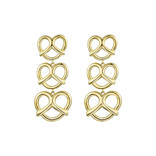 Glam Ever Серьги из сплава, золотые, женские