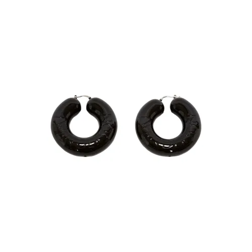 JW Anderson Brass Earrings Черные Женские