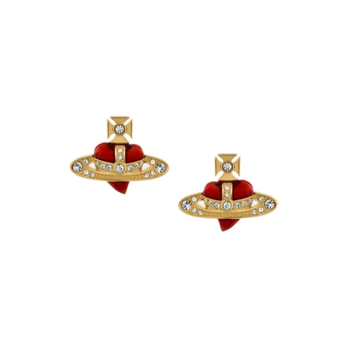 Вивьен Вествуд Diamante Heart Кристальные Серьги Женские