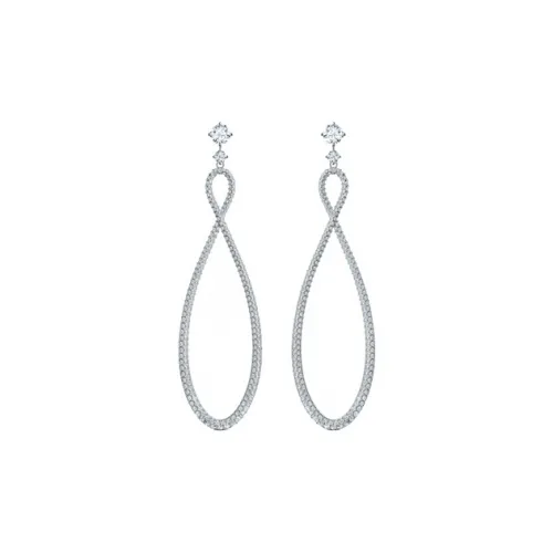 Swarovski INFINITY Серьги Серебряные Женские