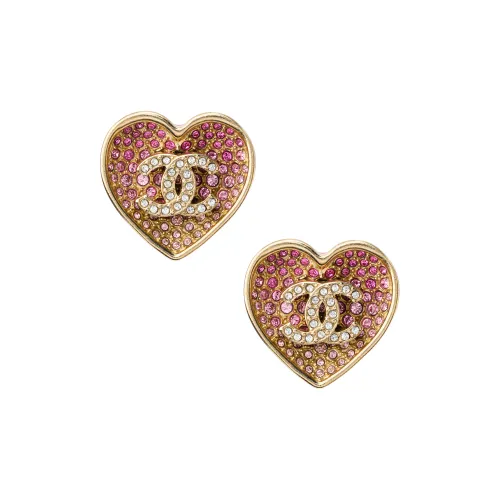 CHANEL Металлические Серьги Золотые Женские