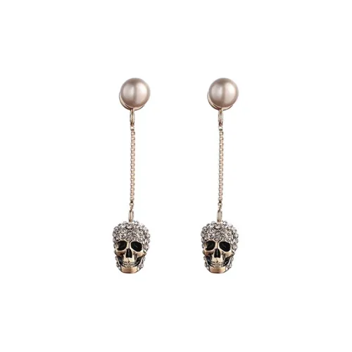 Alexander McQueen Серьги из бронзы Золотой Женские