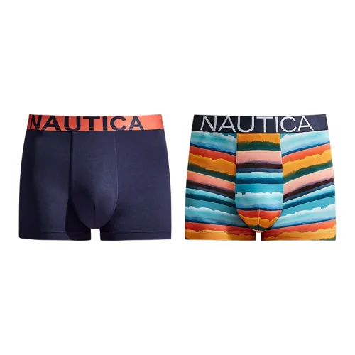 NAUTICA UNDERWEAR Оранжевый + Темно-синий Мужские боксер-шорты