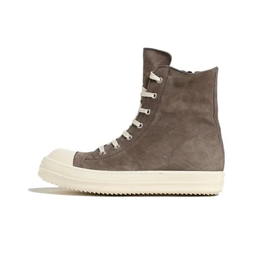 RICK OWENS Скейтборд Кроссовки Высокие Коричневые Мужские